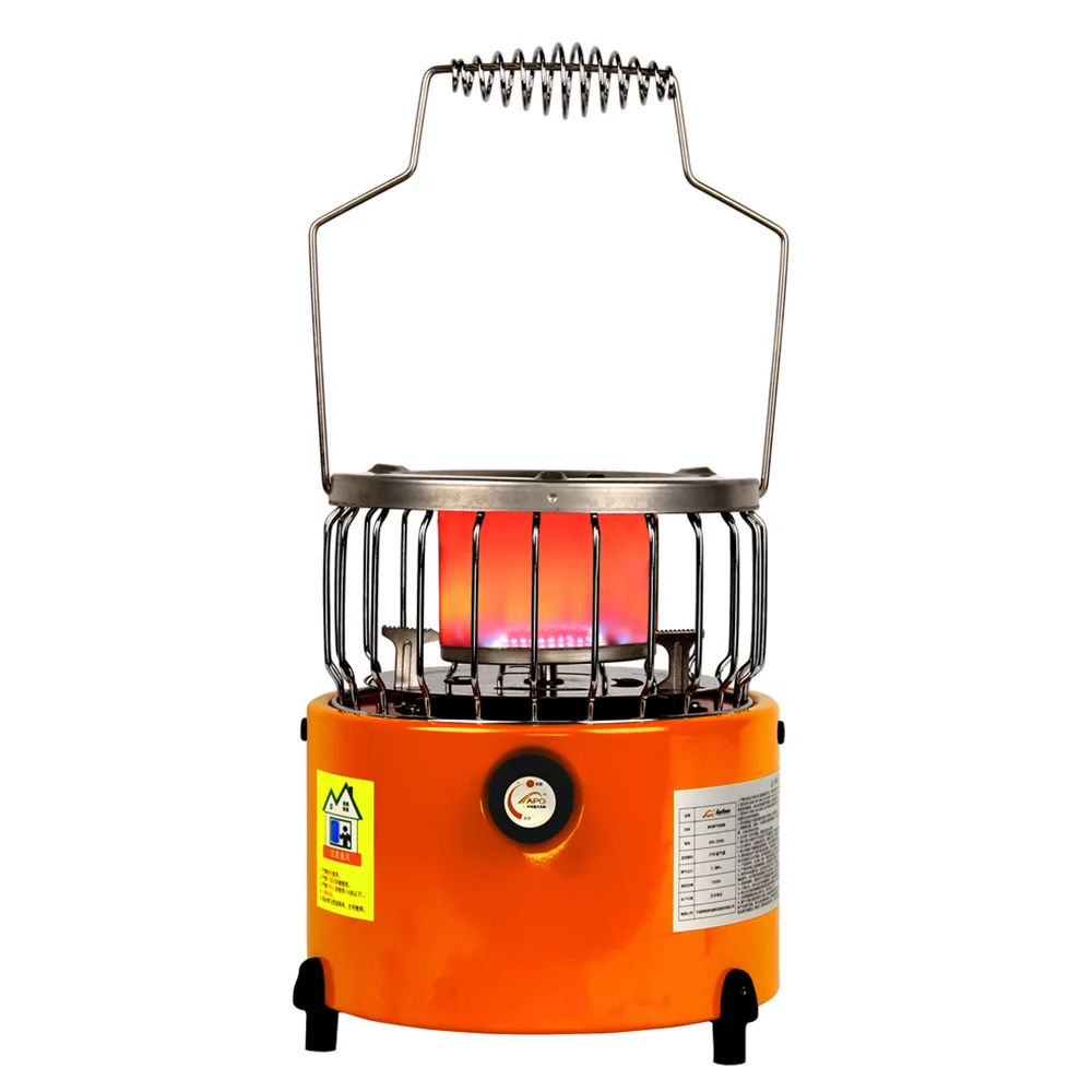 

APG Portable 2 In 1 2000W Portable Heater Camping Stove Heating Cooker For Backpacking Ice Fishing Camping Hiking Winter Warmer