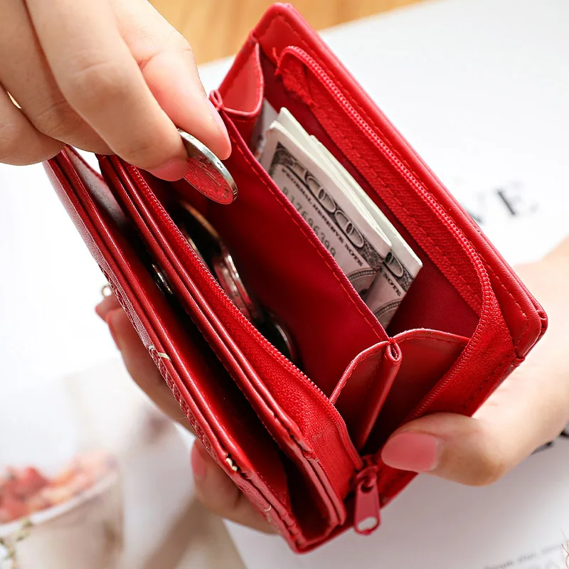 Disney Women Wallet Coin Purse Cute Cartoon Mickey Mouse Card Holder Womens Wallets and Purses Female Wallets with Zipper