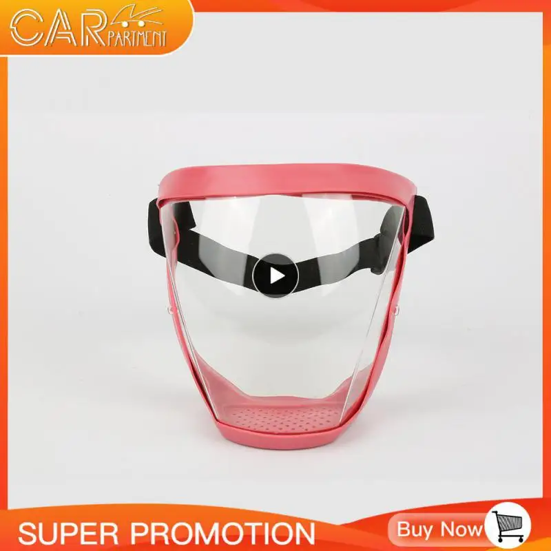 

Protective Full Face Mask Cover WindProof Mask Reusable Face Shield Mouth Mask Removable Anti-fog For Cycle Motorcycle Equipment