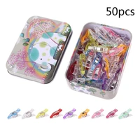 50pcs multipurpose sewing quilting clips with box binding clamps for patchwork crafting crochet knitting accessories