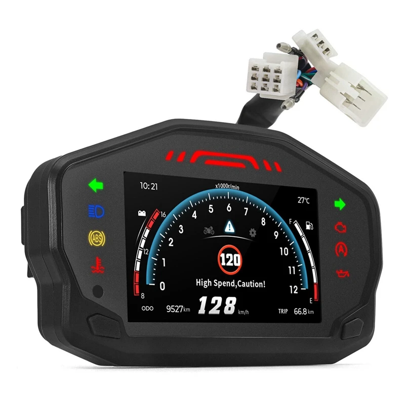 Светодиодный спидометр ABS Спидометр ЖК-цифровой одометр Датчик уровня топлива
