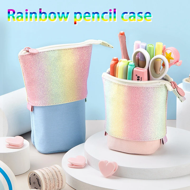 

Cute Pencil Case Durable Office Stationery Organizer Pouch Cosmetic Bag for Girls and Boys 2021 Pencil Case