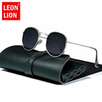 leonlion round retro sunglasses men round vintage sun glasses for menwomen luxury eyewear men metal lunette soleil homme uv400