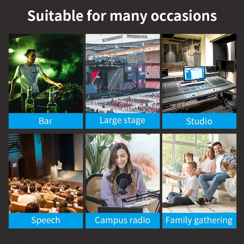 MG-07 Профессиональный 7-канальный аудиомикшер с USB mp3-плеером микшерная консоль DSP DJ