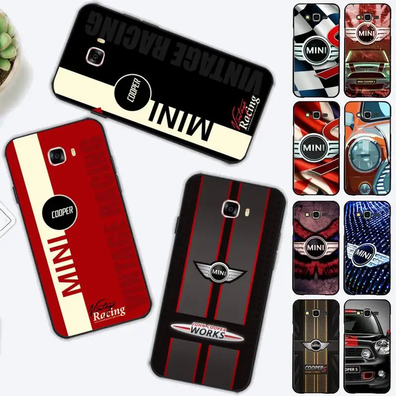 

Car M-Mini Cooper Logo Phone Case for Samsung J 2 3 4 5 6 7 8 prime plus 2018 2017 2016 core