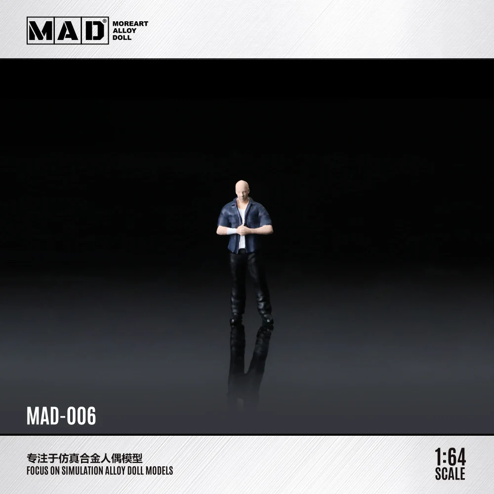 Фото More Art&MAD 1:64 Скорость и страсть, модель фигурки из сплава, декоративная фигурка, модель для подарка, дисплея и коллекции №5