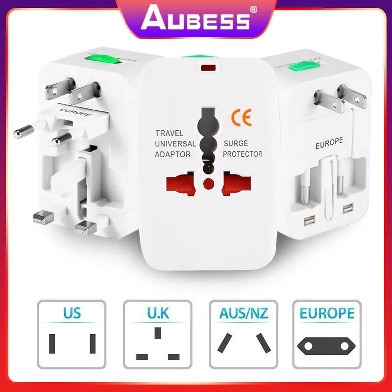 

3a-10 (a) Ac Power Plug Charger Electrical Socket All In One Au / Uk / Us / Eu Conversion Socket Socket Universal Converter