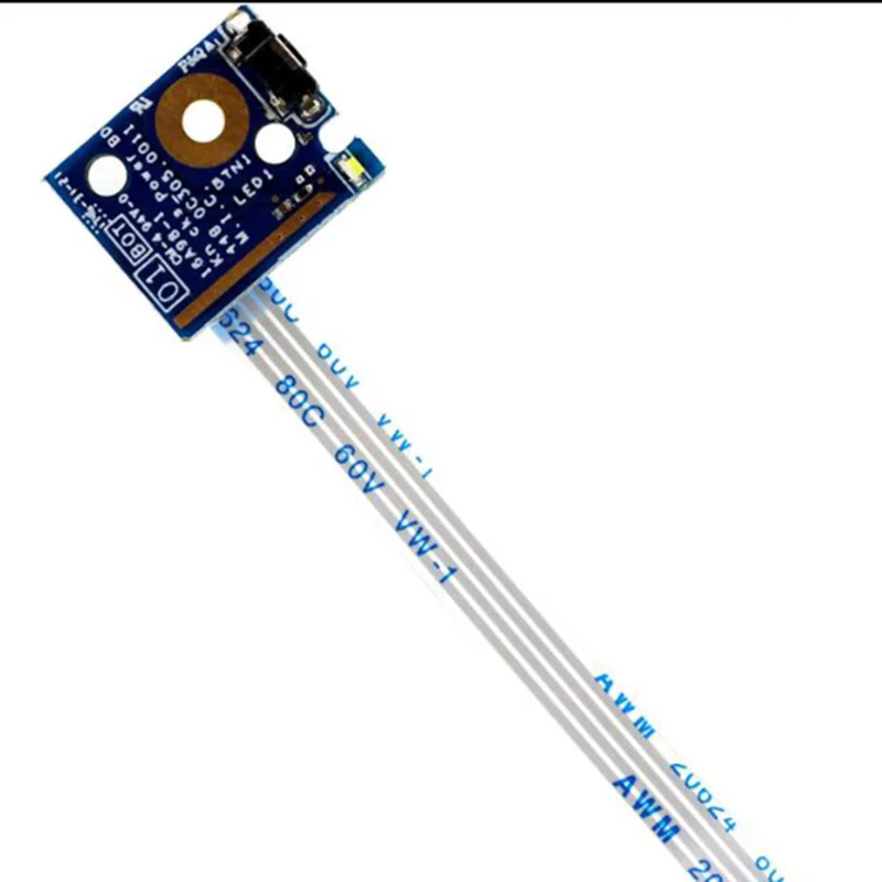 Плата кнопки включения/выключения питания с гибким кабелем для HP Pavilion x360 14-ba 15-br