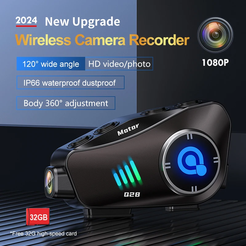 Bluetooth-гарнитура для мотоциклетного шлема с поддержкой Wi-Fi