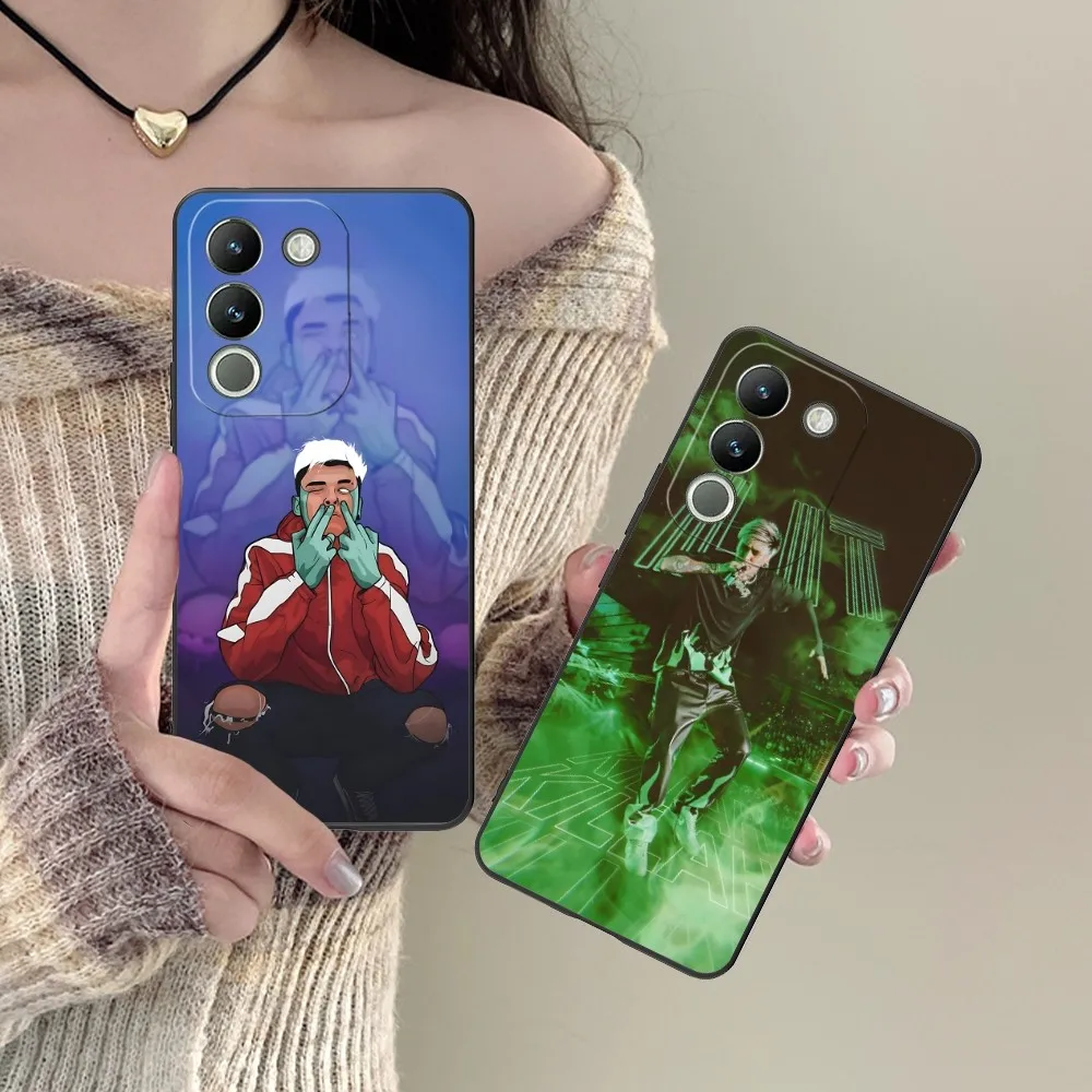 Чехол для мобильного телефона Cool Lit Killah VIVO Y95 Y93 Y31 Y20 V19 V17 V15 Pro X60 NEX черный мягкий