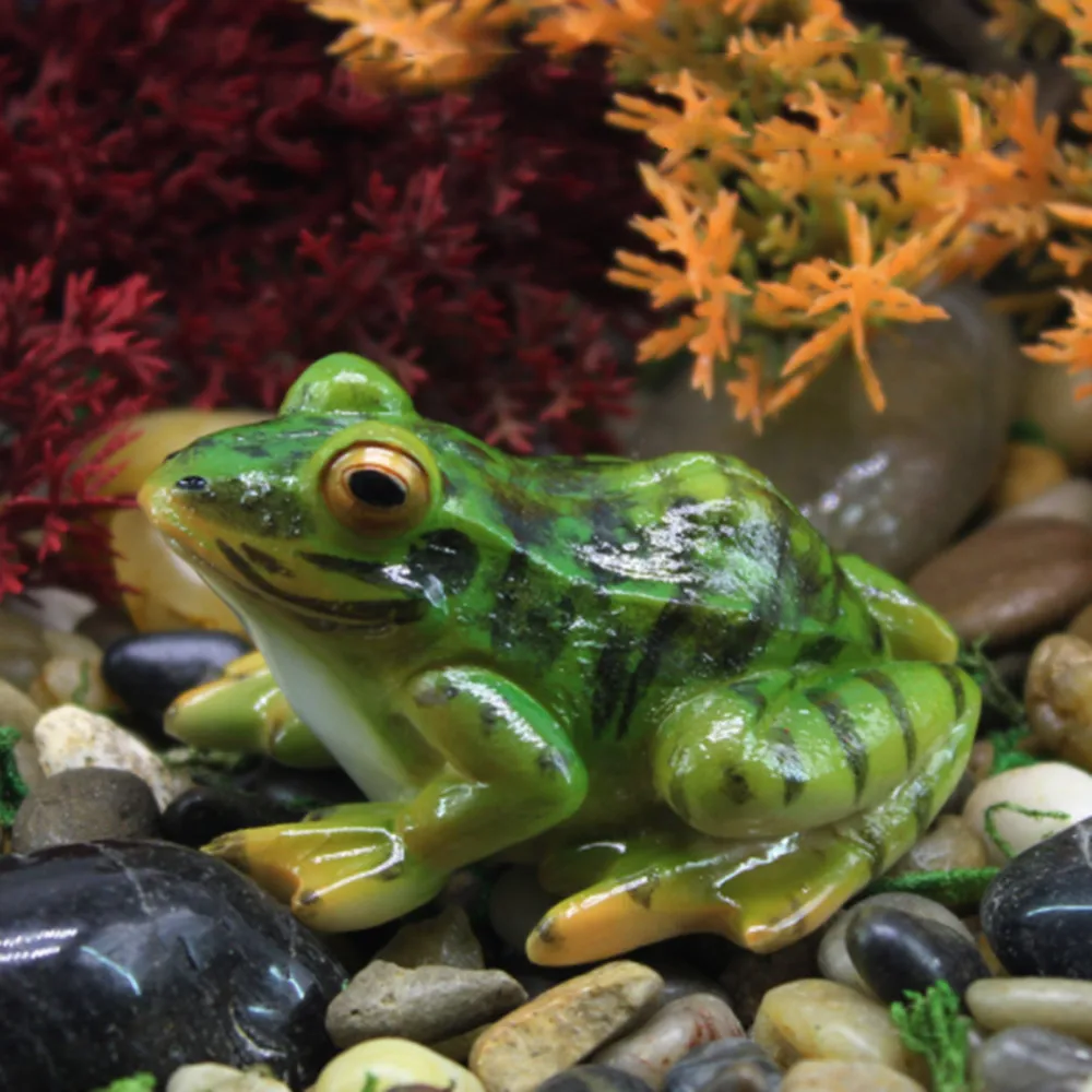 

Micro-landscape Simulation Frog Ornaments for Garden Pond Succulent Planter Moss Fish Tank Decoration