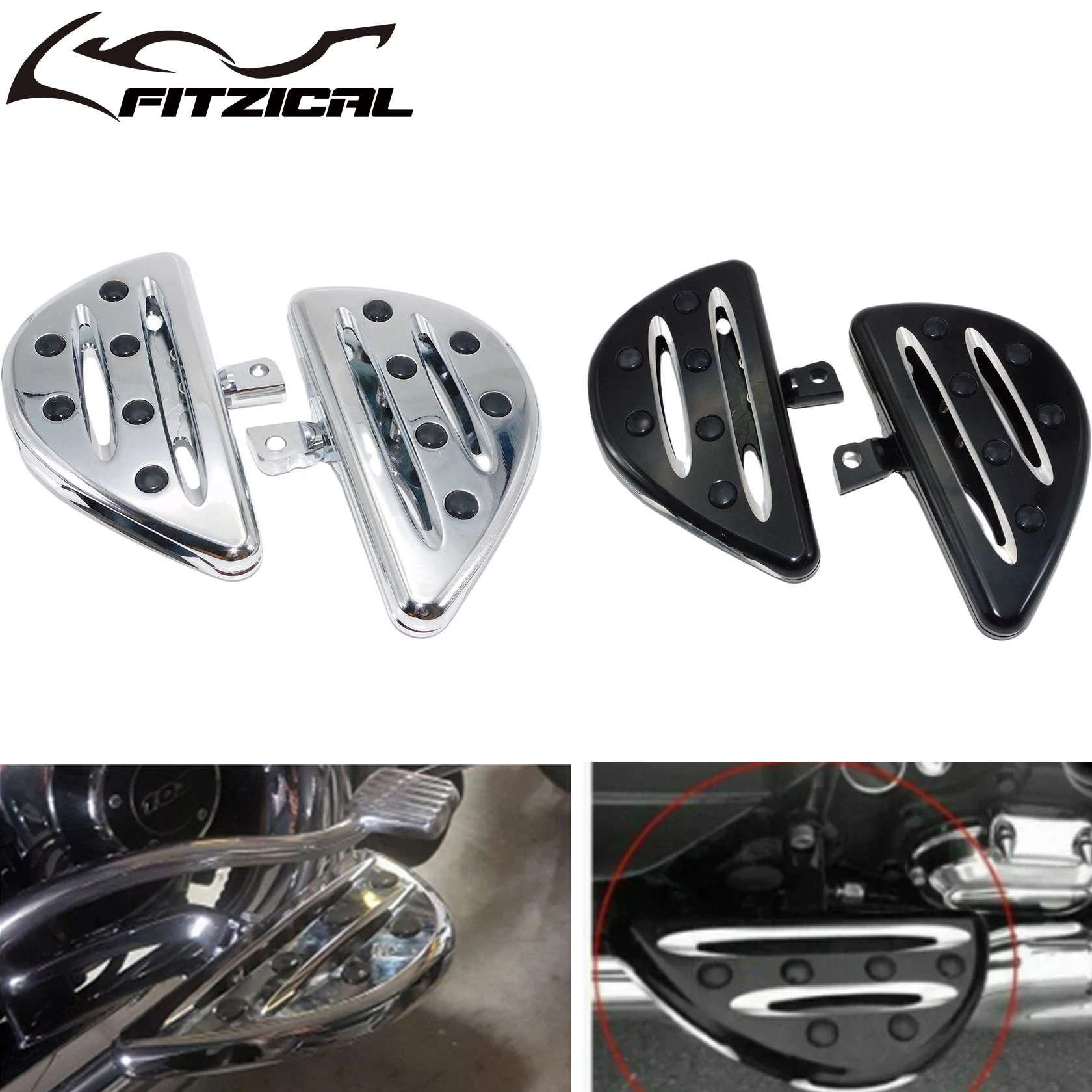 Мотоциклетные задние Пассажирские подножки напольные панели