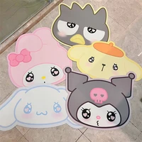kawaii sanrio cute kulome melody diatom mud absorbent floor mats bathroom rug gifts household supplies