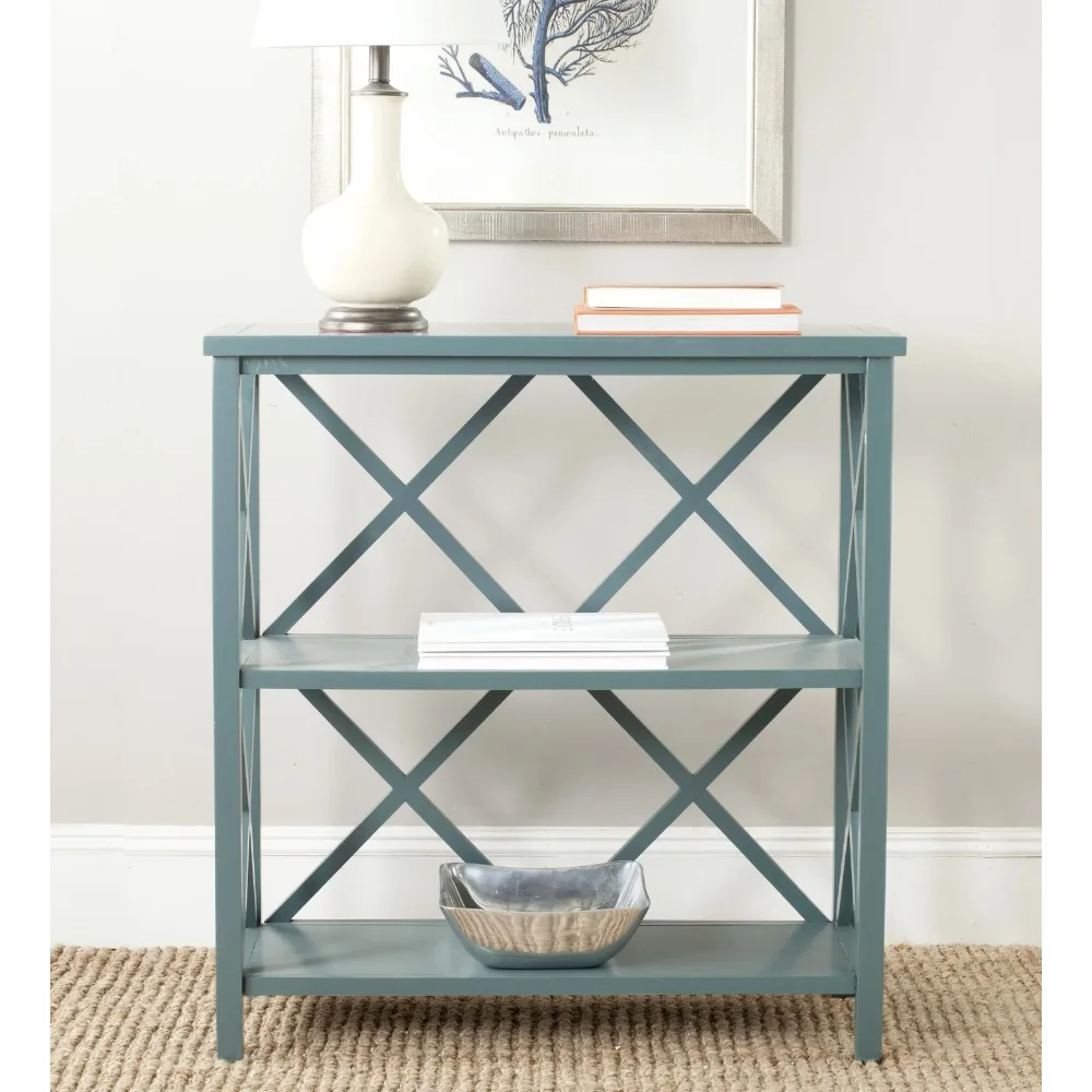 

Liam Duo X-Back 2 Tier Open Bookcase Storage Organizer Organize