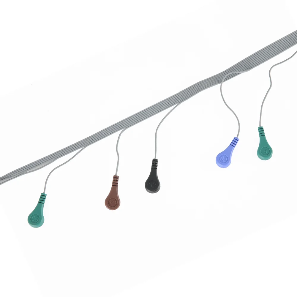 Совместимый кабель Edan holter ecg 10lead snap IEC для устройства