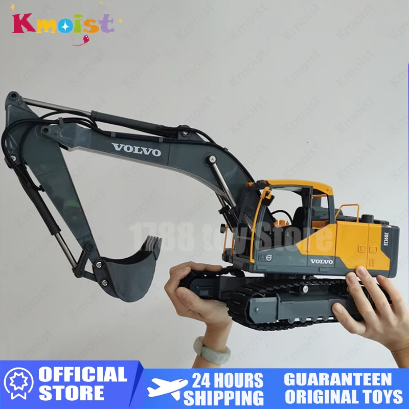 DOUBLE E 1598/590 1: 16 3 In 1 Authorized Simulation EC160E 2.4G Full Scale Remote Control Alloy Excavator Remotely with App