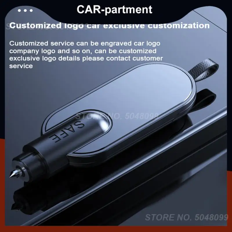 

Strong Head Escape Safety Tool Seat Belt Cutter Mini Portable Emergency Safety Hammer Multifunctional Car Safety Hammer 2 In1