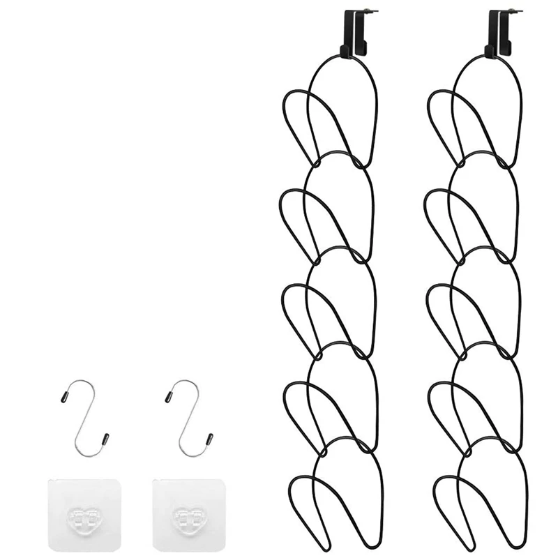 

SEWS-Hat Rack Caps Rack Holder,10 Rings Hat Organizer Cap Holder Organizer (Door Hooks And Sticky Hooks Include)