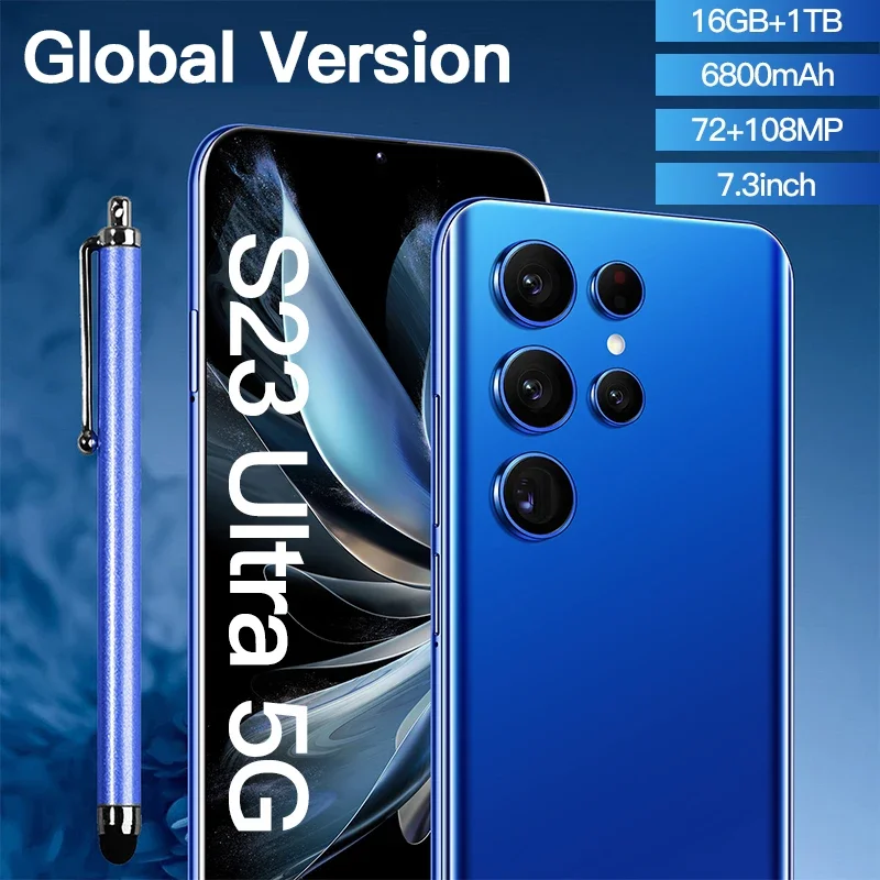 

S23 Ultra 5G Original Mobile Phones Global Version 7.3 Inch Smartphone 4G Cellphone all mobile phone Original Unlock Phone
