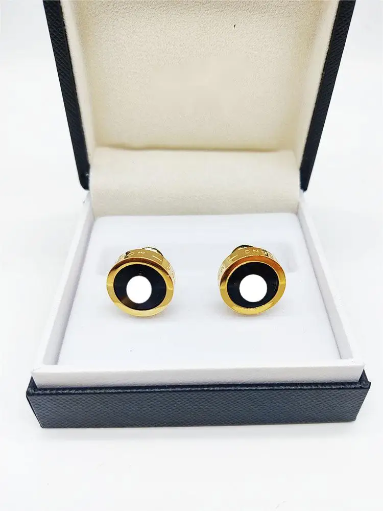 JW35 Luxury Cuff Links Classic French Shirt Cufflinks For Men 3 Colors MB Style With Box