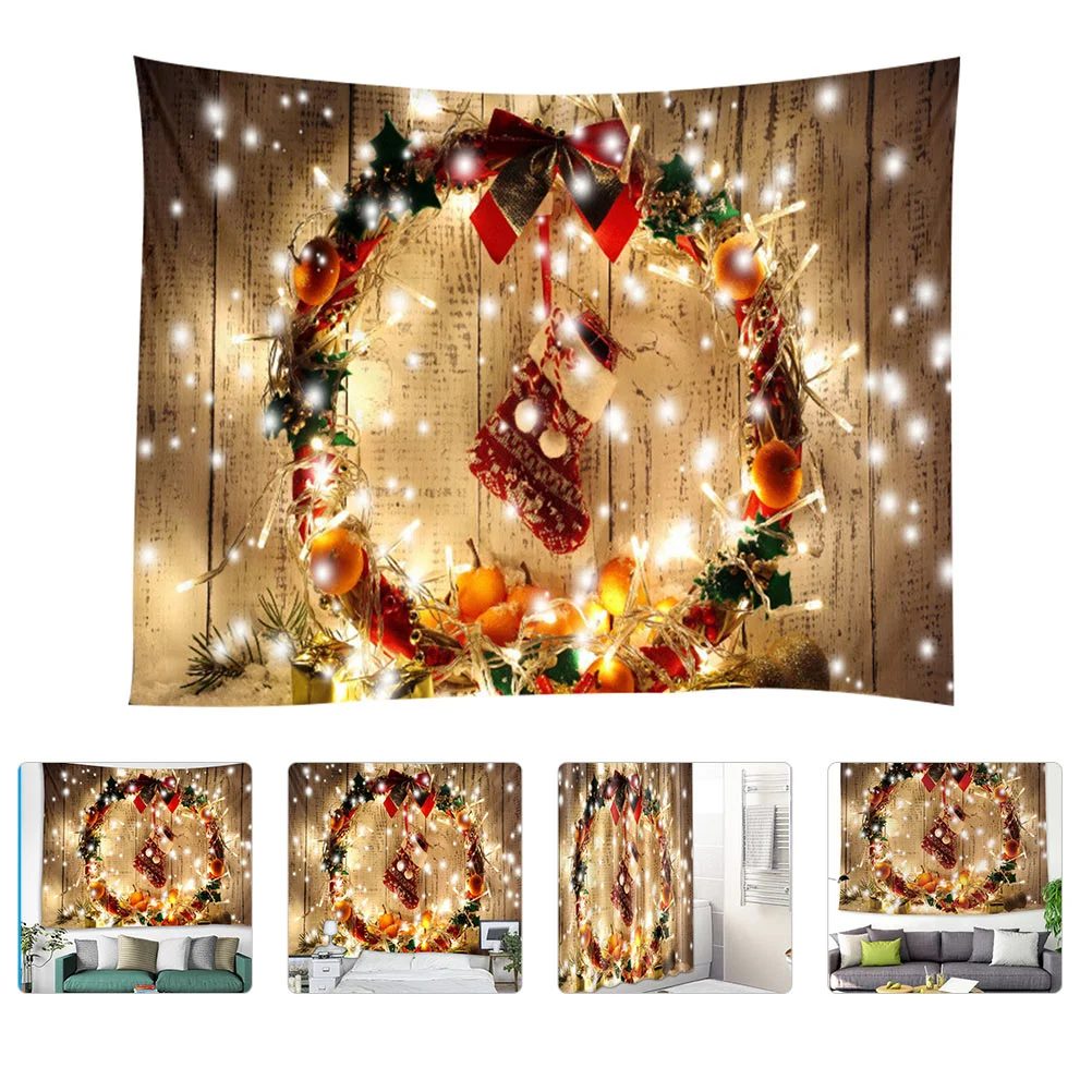 

Wall Christmas Decor Hanging Tapestry Partypolyester Festival Decorations