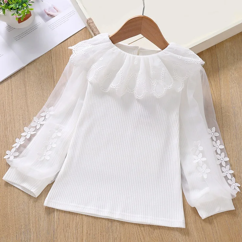 Хлопковая блузка для девочек