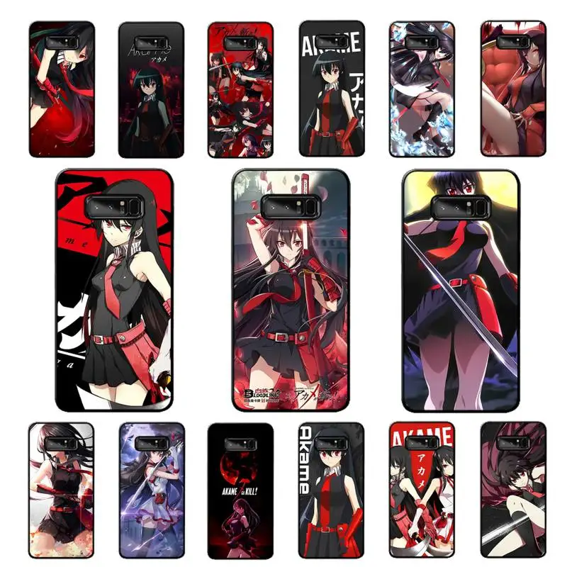 

YNDFCNB Akame Akame Ga Kill Phone Case for Samsung Note 5 7 8 9 10 20 pro plus lite ultra A21 12 02