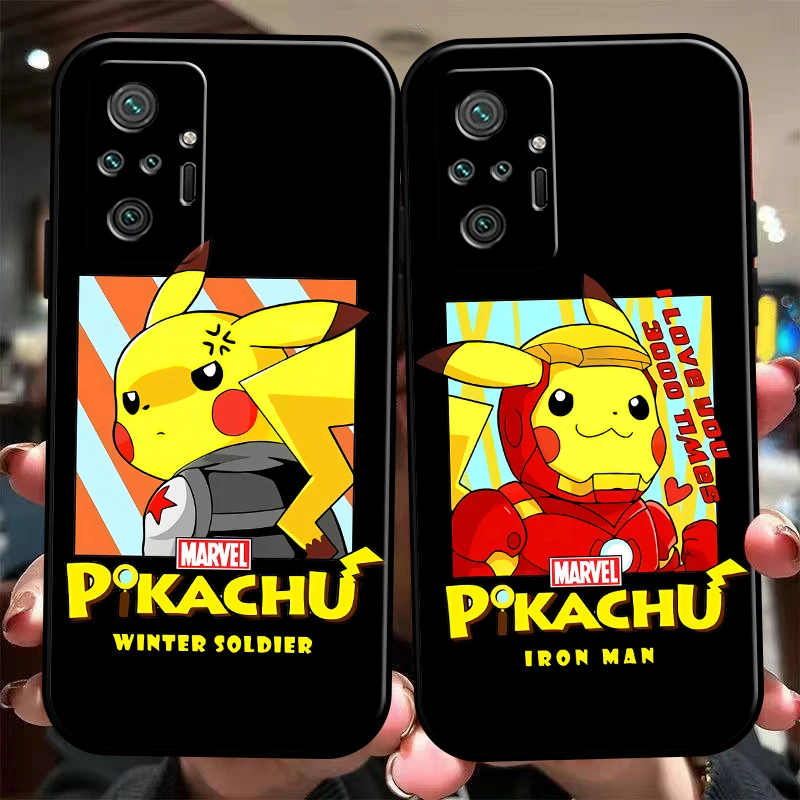 

Pokémon Anime Elf Phone Case For Xiaomi Redmi 9 10 9i 9AT 9T 9A 9C Note 9 9T 9S 10 Pro 10S 5G Silicone Cover Soft Funda