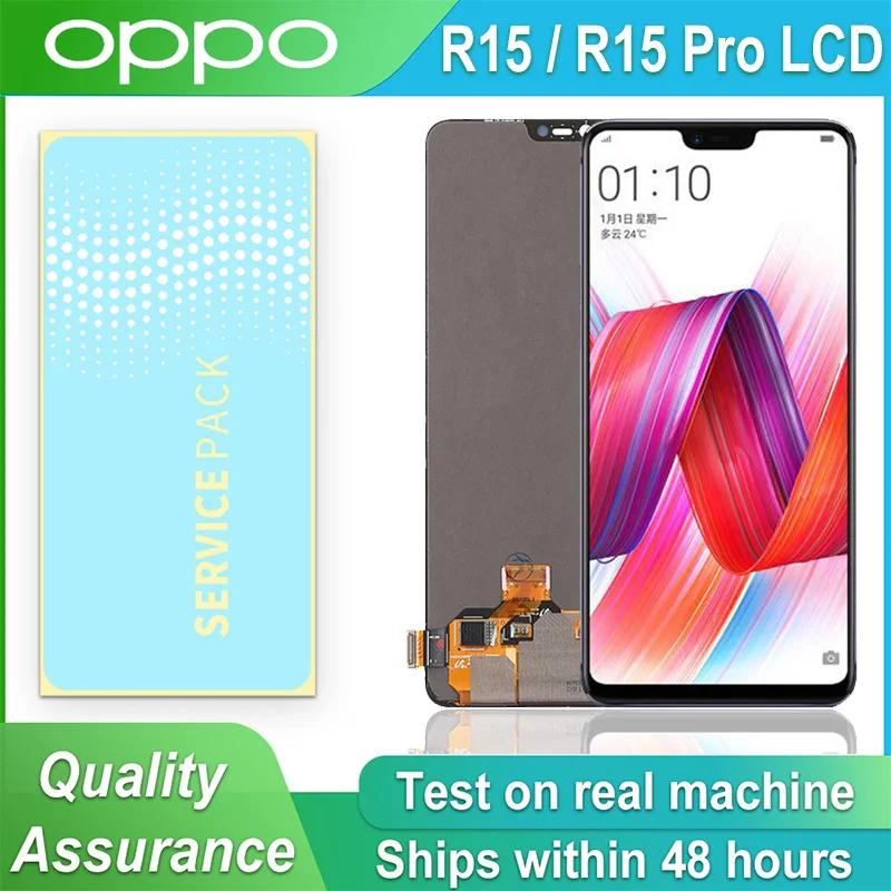 6.28" Original LCD Display For OPPO R15 LCD Screen Touch Digitizer Assembly Replaceable Parts For OPPO R15 Pro LCD Display