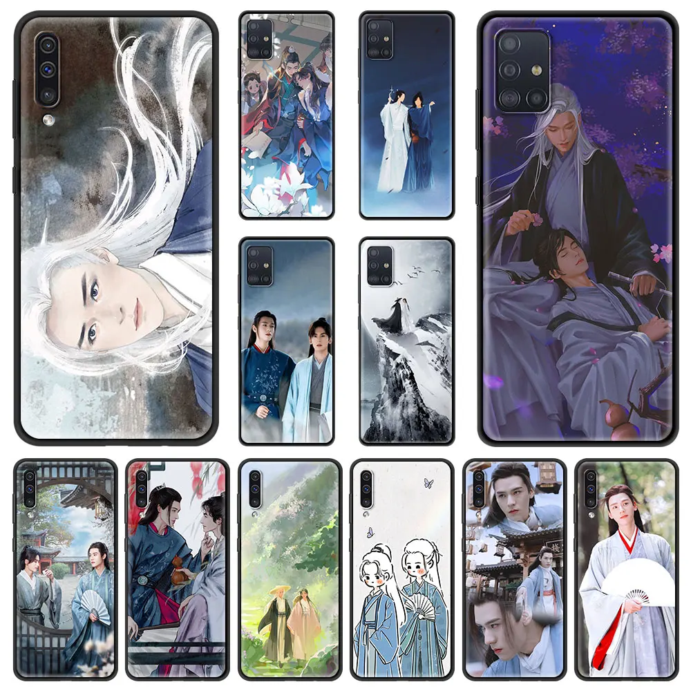 

WORD OF HONOR Phone Case for Samsung Galaxy A51 A71 A21S A12 A11 A31 A52 A41 A32 A72 A01 A22 A03S A13 5G Silicone Black Cover