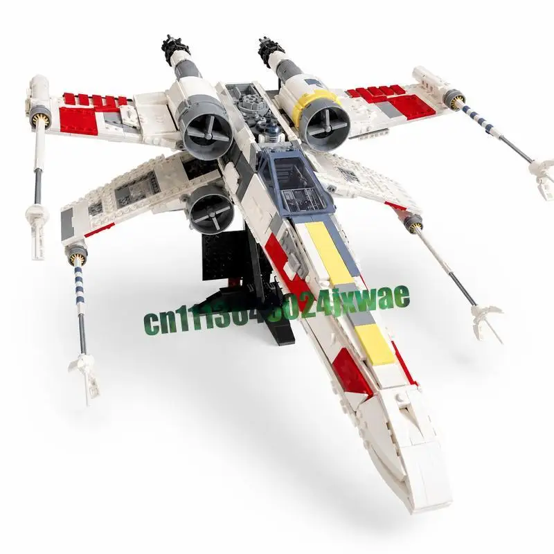 Фото Набор для сборки модели космического корабля X-Wing Fighter (2220 деталей), научно-фантастический конструктор, креативная игрушка для сборки, коллекционная модель, головоломка, популярный подарок №3