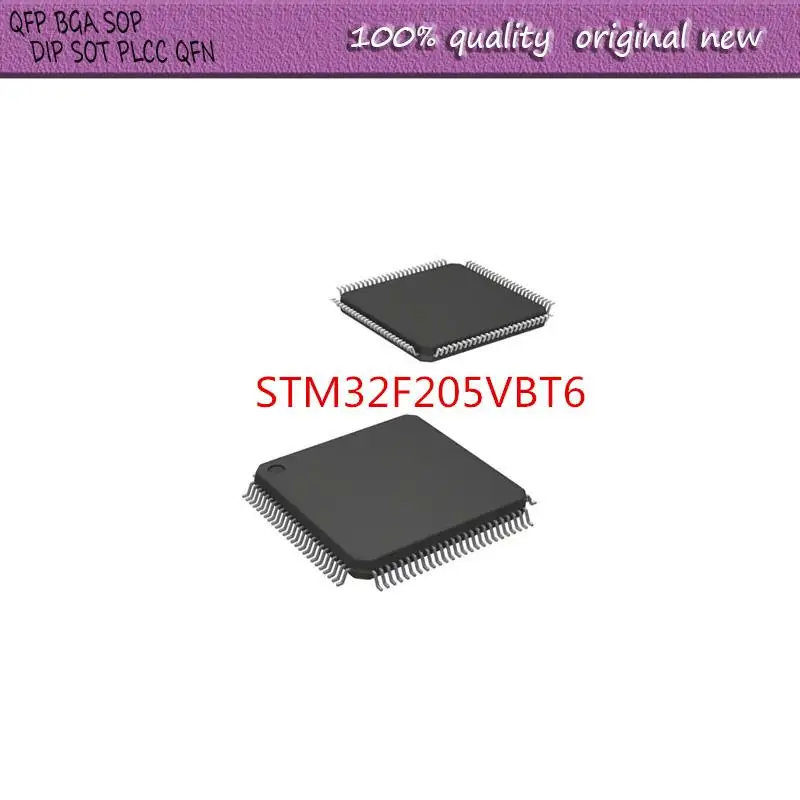 

Новинка, 1 шт./партия, фотовспышка STM32F205VBT6 STM32F STM32F205 STM32F205V STM32F205VB