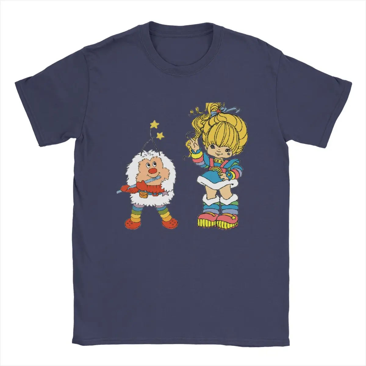 

Crazy Rainbow Brite For Lover Kids Since 80s T-Shirts for Men Women 100% Cotton T Shirt Cartoon Short Sleeve Tee Shirt Big Size
