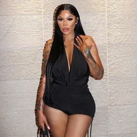 jumpsuit sexy short women 2022 for party summer shapewear playsuit backless rompers jumpsuit festival outfit woman clothes