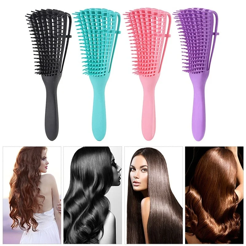 

YBLNTEK Detangling Hair Brush Massage Wet Hair Comb Detangler Hairbrush 2a to 4c Kinky Wavy/Curly/Coily/Wet/Dry/Oil/Thick Hair