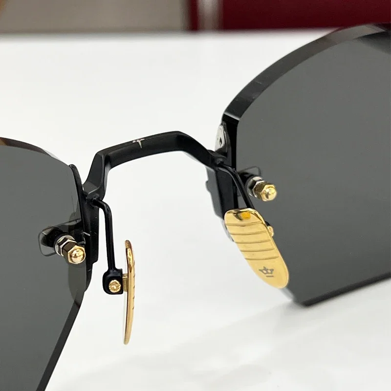 JMM OATMAN новые модные солнцезащитные очки без оправы ручной работы высокого