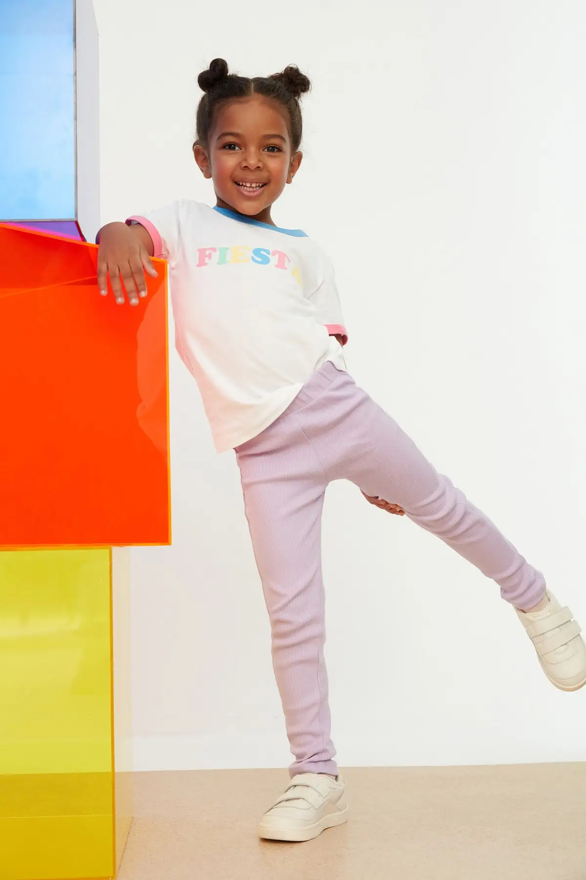 

Ribbed Female Child Knitted Leggings TKDSS22TA0037
