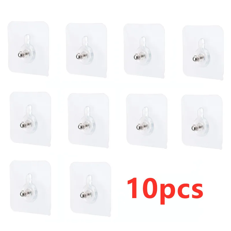 1/5/10pcs/lot Punch-Free Non-Marking Screw Stickers Photo Frame Holder Rack Wall Decoration Hanger Self-adhesive Painting Hook