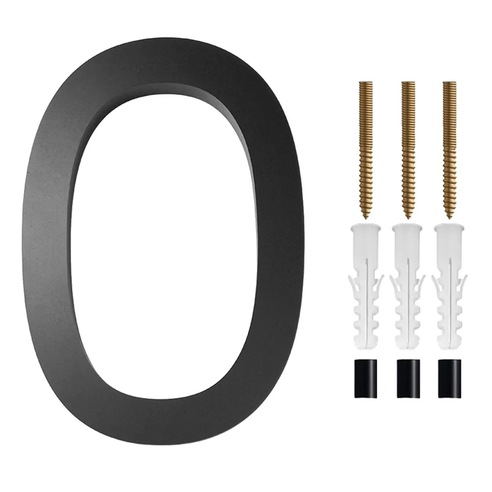 

5 Inch Numeral Door Plaque Mailbox House Sign Gate Digits 0 To 9 Plastic Number Tag Hotel Home Sticker Address Door Label