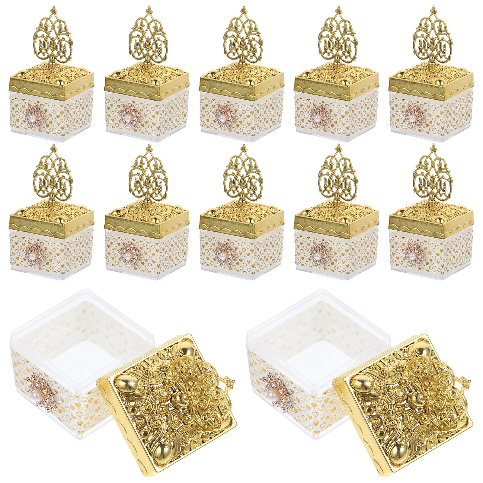 

Wedding Decorative Candy Boxes Baby Shower Containers Holders Wedding Candy Baby Full Moon Accessories Storage Candy Box