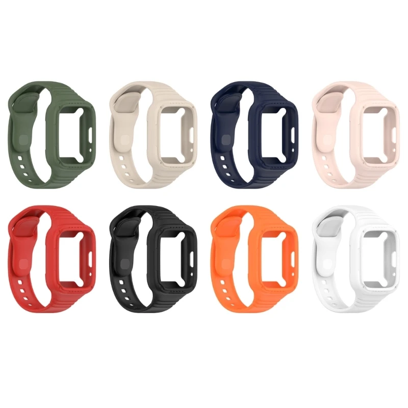 

Replacement Watch Bracelet Belt and Cover Silicone Strap & Protective Case