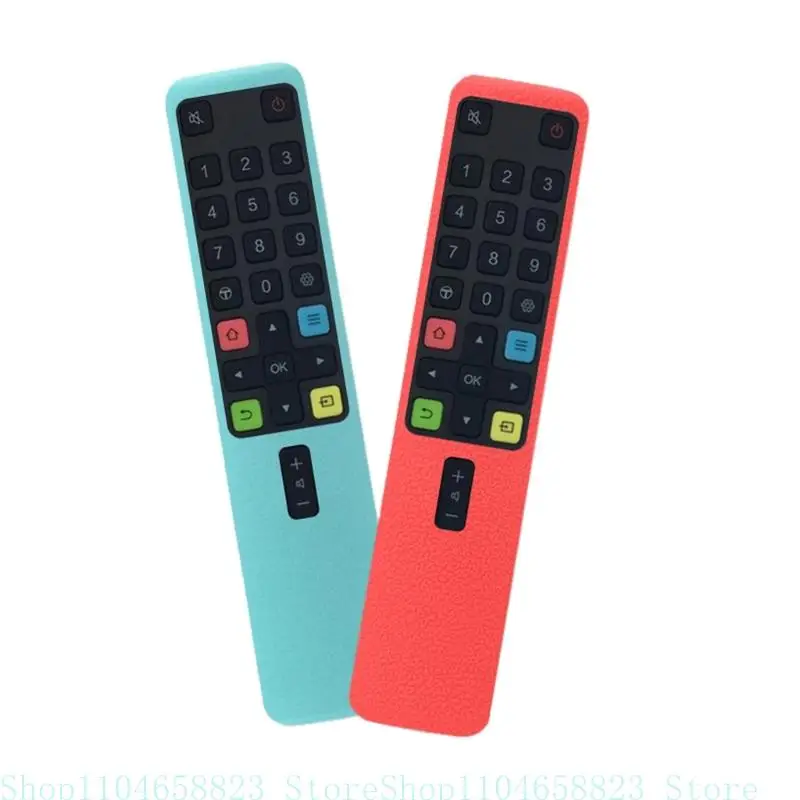 ТВ-дистанционное управление обложкой силиконовой мешочек для TCL RC801L/ARC801L