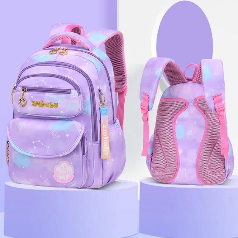 Grade 1-6 Lovely Girls Students Sweet Pink Backpacks New Children Fashion High-capacity Fashion Schoolbags Drop Shipping Hot