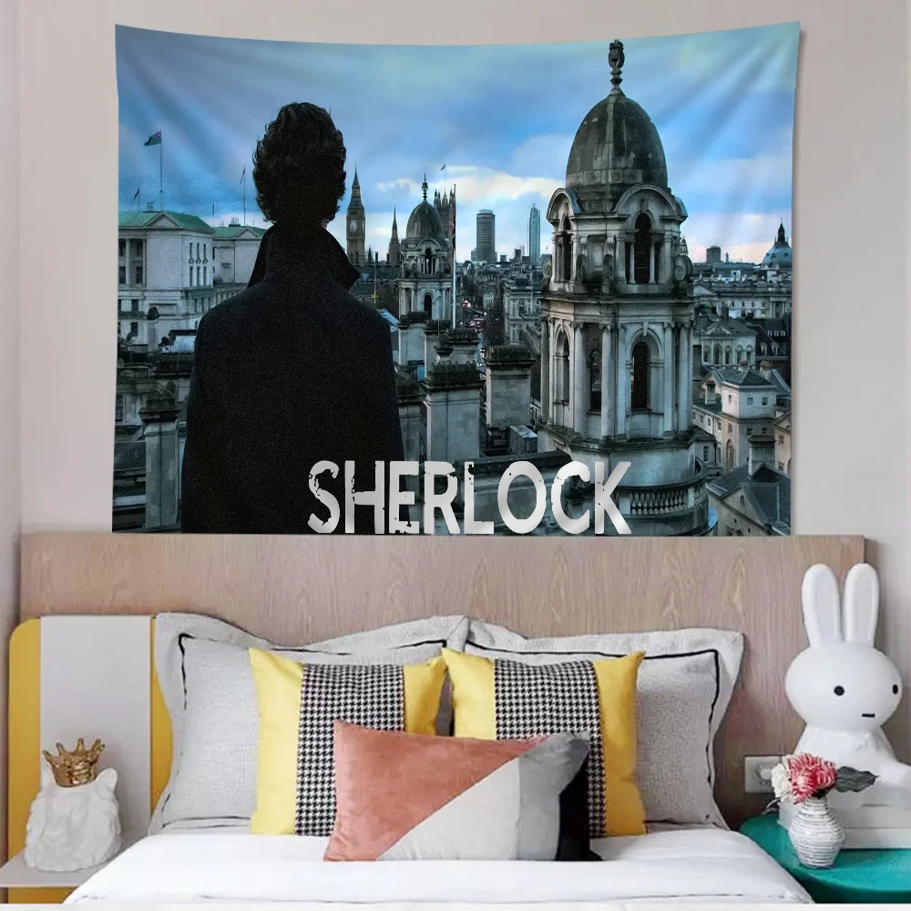 Гобелен I Am S-Sherlock H-Holmes для гостиной домашнего декора в общежитии художественный