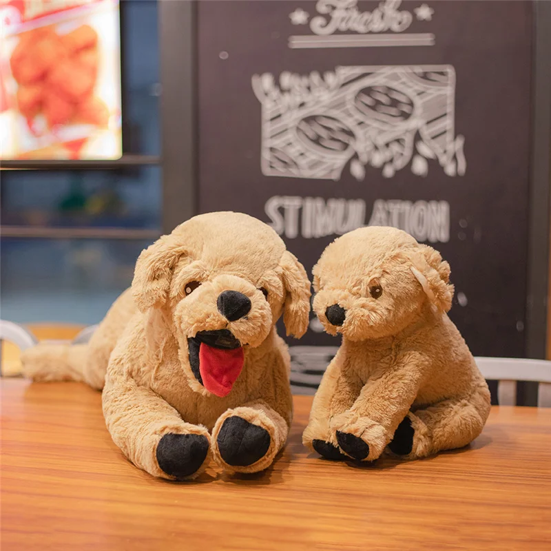 

New Kawaii Creative Simulation Little Yellow Dog Plush Toy Doll Home Decoration Cute Baby Toy Girlfriend Birthday Children Gift.