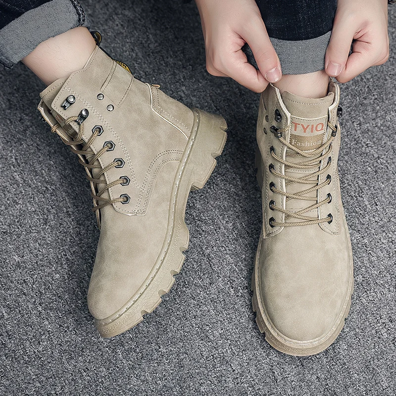 

Мужские армейские боевые ботинки, Нескользящие рабочие ботинки, износостойкие охотничьи ботинки, тактическая обувь, новая модель