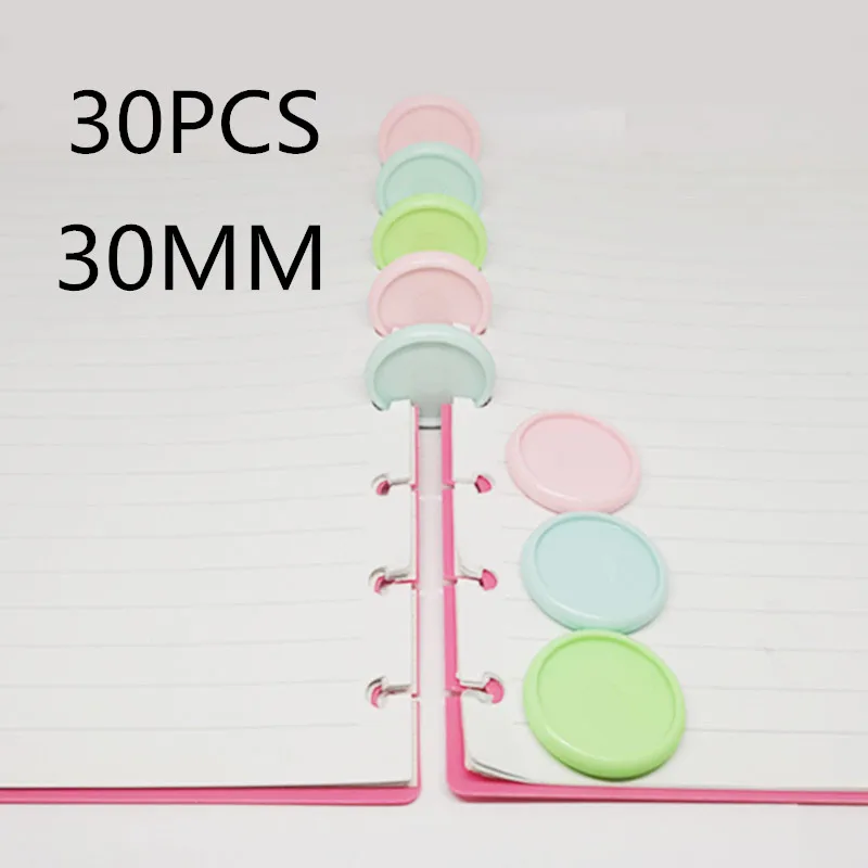 

30 шт. 30 мм твердая застежка с отверстием в форме гриба в скандинавском стиле пластиковый материал для девочек специальный блокнот для блокн...