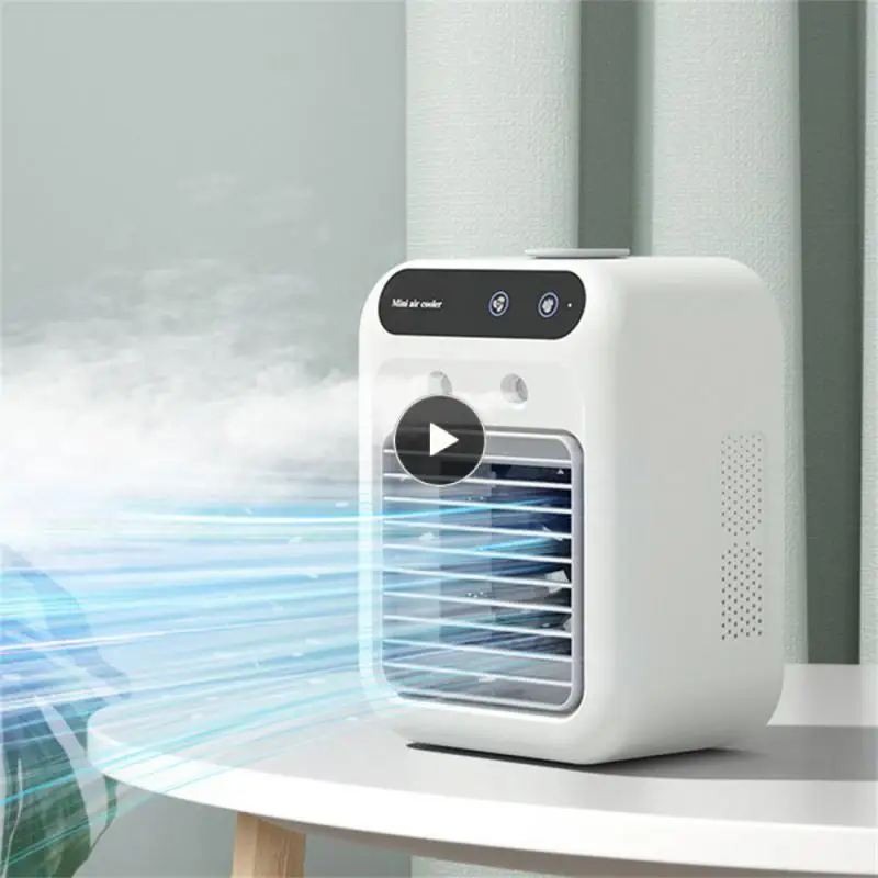 

Durable Mobile Cooling Fan Mini Humidification Cooling Fan Rapid Cooling 500ml Large Water Tank Small Air Cooler Electric Fan