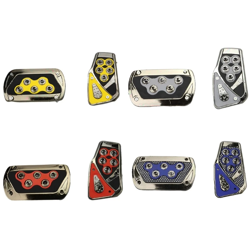 

Car Pedal Gas Brake Pedal Pad Cover Replacement Universal for Automatic Transmission No Drilling Drop Shipping