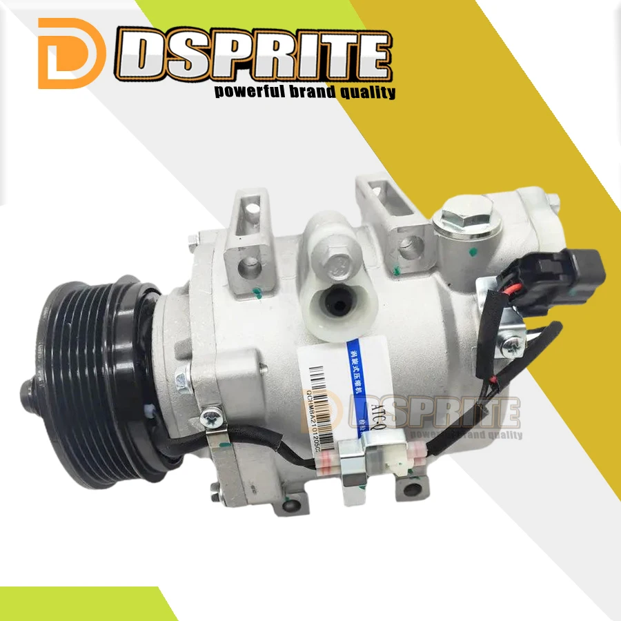 Фото Компрессор кондиционера AC ATC-086-HM1 ATC-086-HM0 WXH-086-HM0 для Chery Tiggo Arrizo 6PK №3